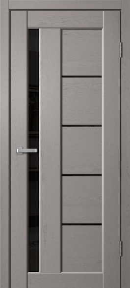 ST 03 (грэй софт), остекление лакобель черное