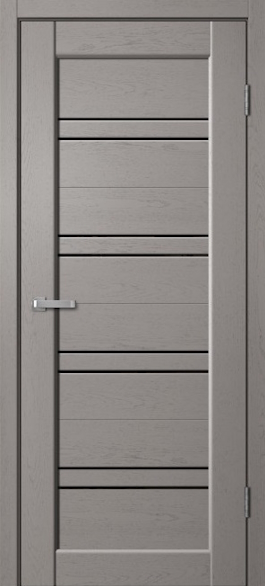 ST 01 (грэй софт), остекление лакобель черное