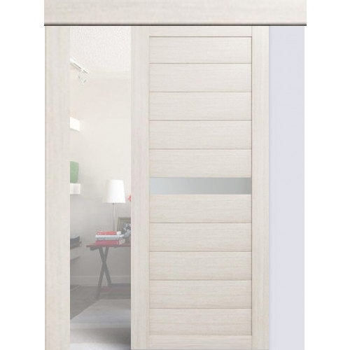 Раздвижная дверь Линк (снежная лиственница)