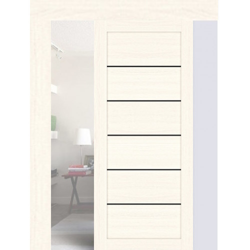 Раздвижная дверь Турин 501АППSB.1 (ясень светлый)