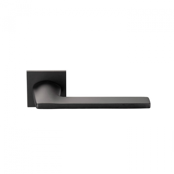 Ручка дверная на ультратонкой накладке STICK M.BLACK