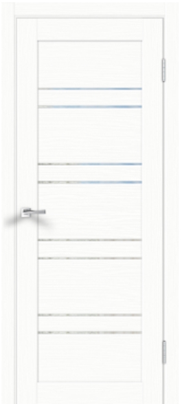 Linea 8, экошпон, дуб снежный, остекление зеркало