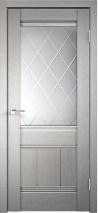 Дверь межкомнатная Уника 11 стекло, цвет белый