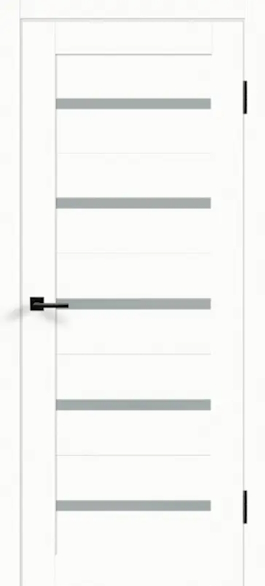 Duplex, ПВХ, дуб снежный, остекление мателюкс графит