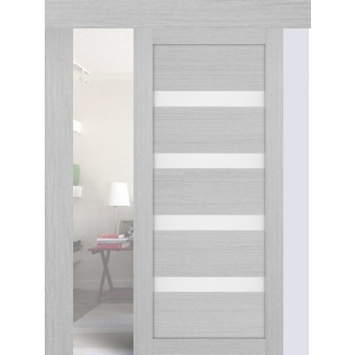 Раздвижная дверь Турин 505.12 (дуб серый)