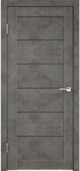 Дверь межкомнатная LOFT 1 Бетон темно-серый