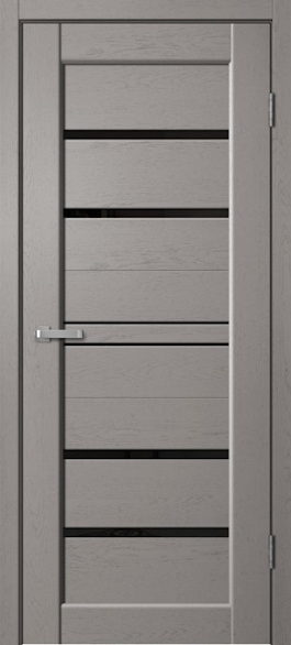 ST 02 (грэй софт), остекление лакобель черное