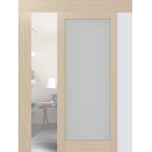 Раздвижная дверь Турин 501.2 (дуб беленый) мателюкс