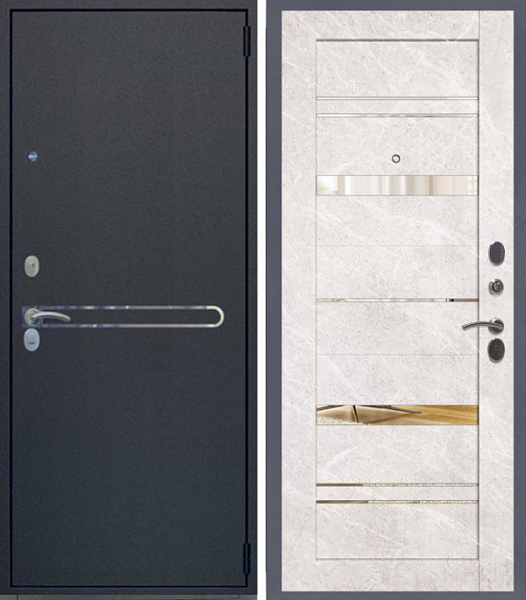 Селеста Царга серебро/бетон снежный