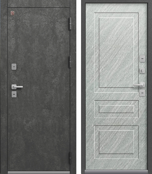 Т-9 АНТРАЦИТ МУАР+ СЕРЫЙ КАМЕНЬ/ Эверест (матовый)