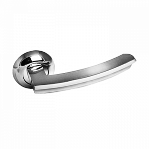 Ручка на розетке A-75PC хром блестящий (140 квадрат под МЕ двери)