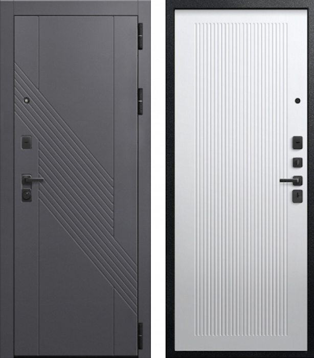 V-21 (Черный муар+кашемир графит/ Кашемир белый) V-21 (Черный муар+кашемир графит/ Кашемир белый)