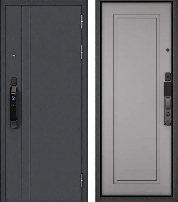 CITY SMART MP D-5 0 Черный муар - эмаль светло-серая