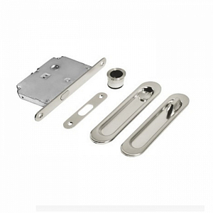 Ручка-купе+замок SL SN хром мат