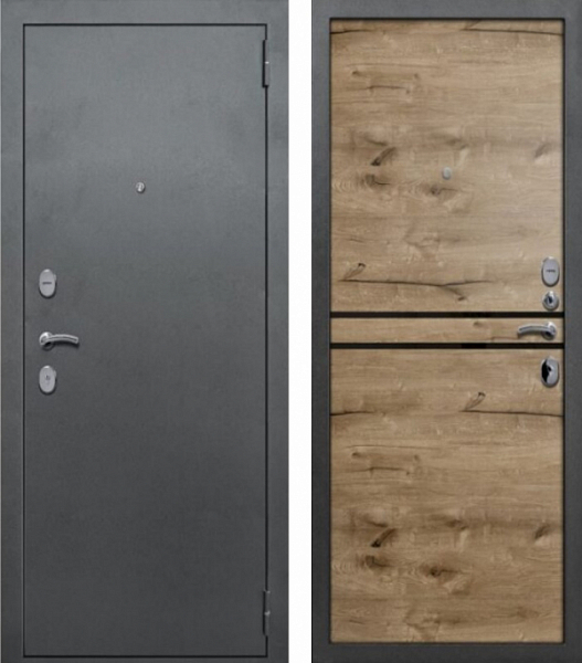 Дуэт 2 антик серебро/дуб пацифик