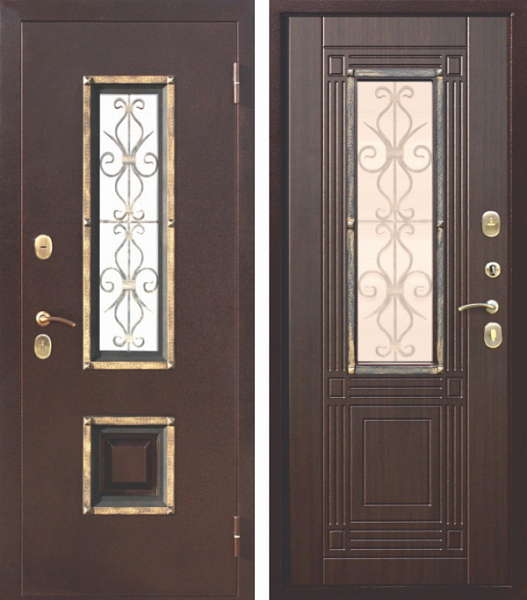 Входная дверь Венеция венге