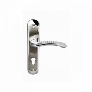 Ручка на стальной планке A-59HHP никель