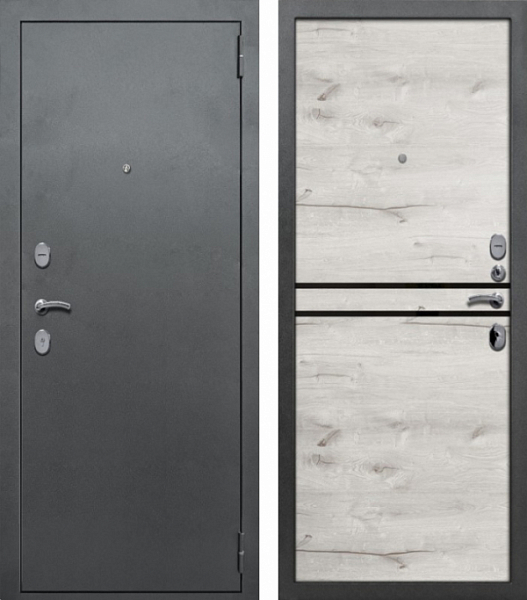 Дуэт 2 антик серебро/дуб арктик