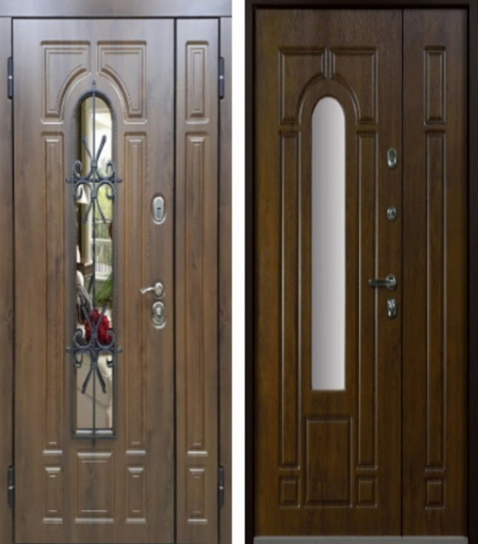 Стоун двустворчатая (дуб темный)