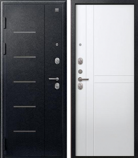 V-06 (черный муар/ кашемир белый)